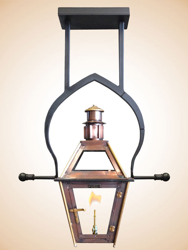 The Old New Orleans Yoke Lantern Copper Gas & Electric Lanterns