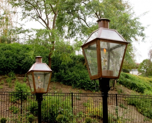 copper outdoor lighting