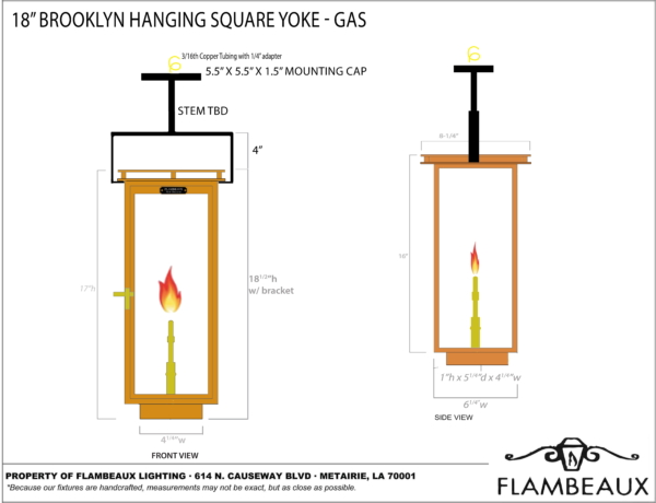 Brooklyn Square Yoke Gas Quickship - Image 3