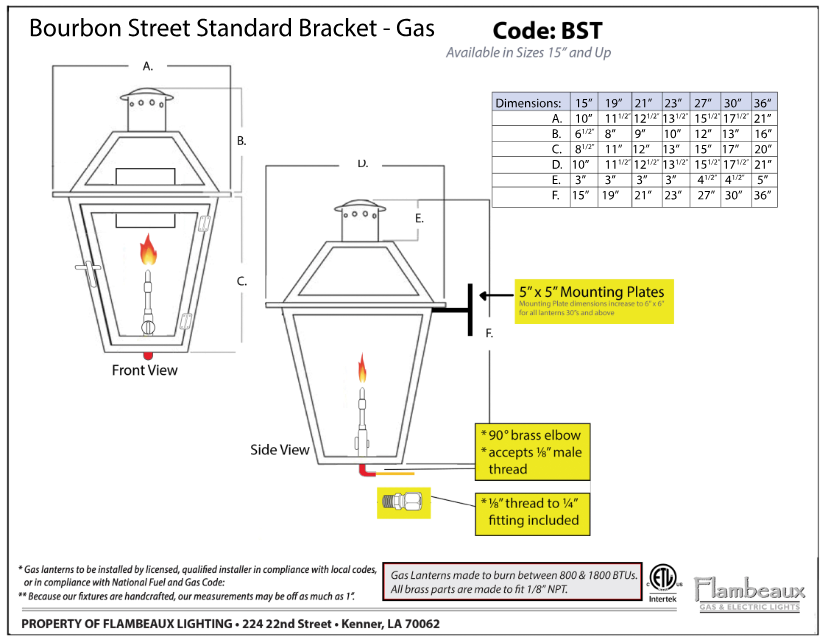 Bourbon-Std-Bracket-Gas