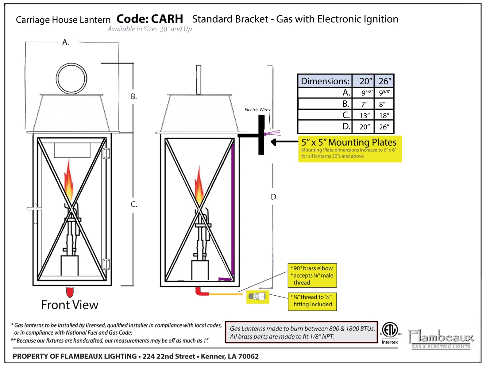 Carriage-House-Standard-Bracket-Gas-with-Electronic-Ignition_page-0001