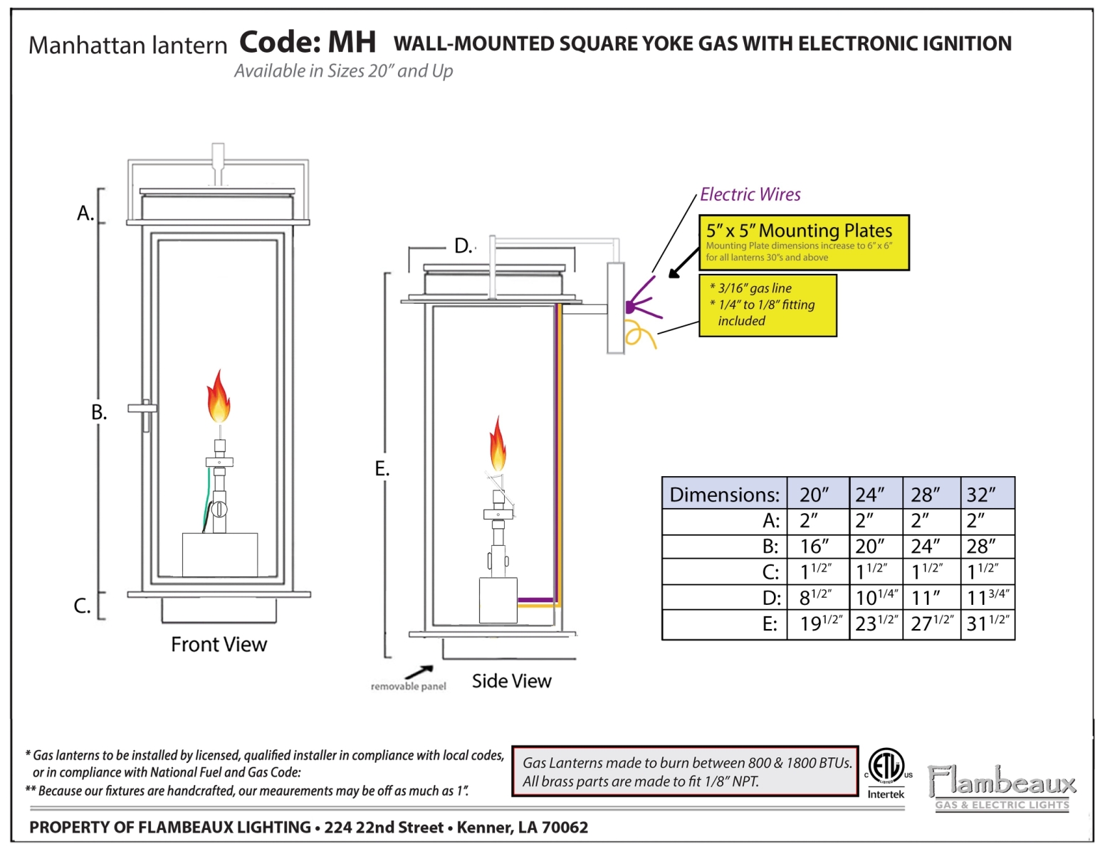 ManhattanGasIgnitionWallMntSquareYokeCutSheet_page-0001